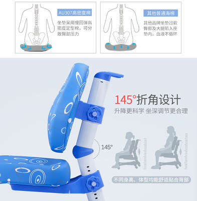 美之高兒童書桌椅 專業設計的可升降學習伴侶